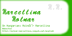 marcellina molnar business card